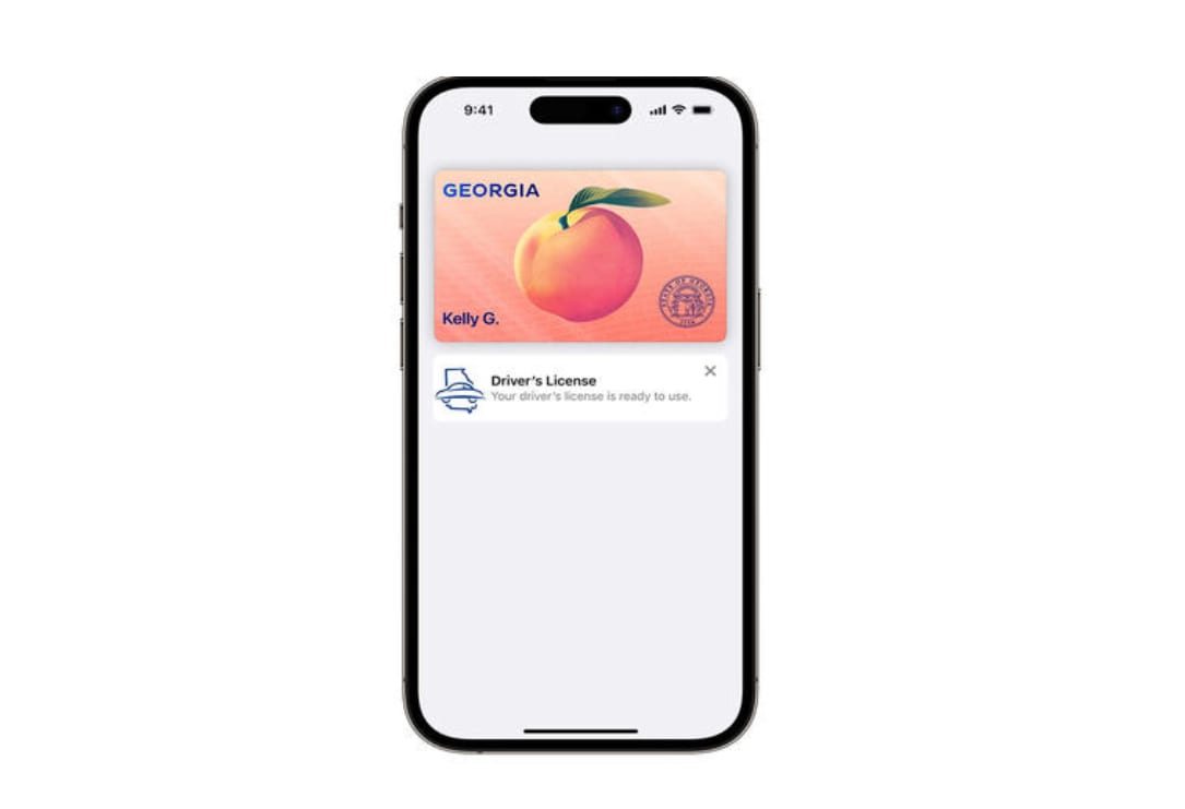 Georgia gets support for Driver’s License and State ID in Apple Wallet