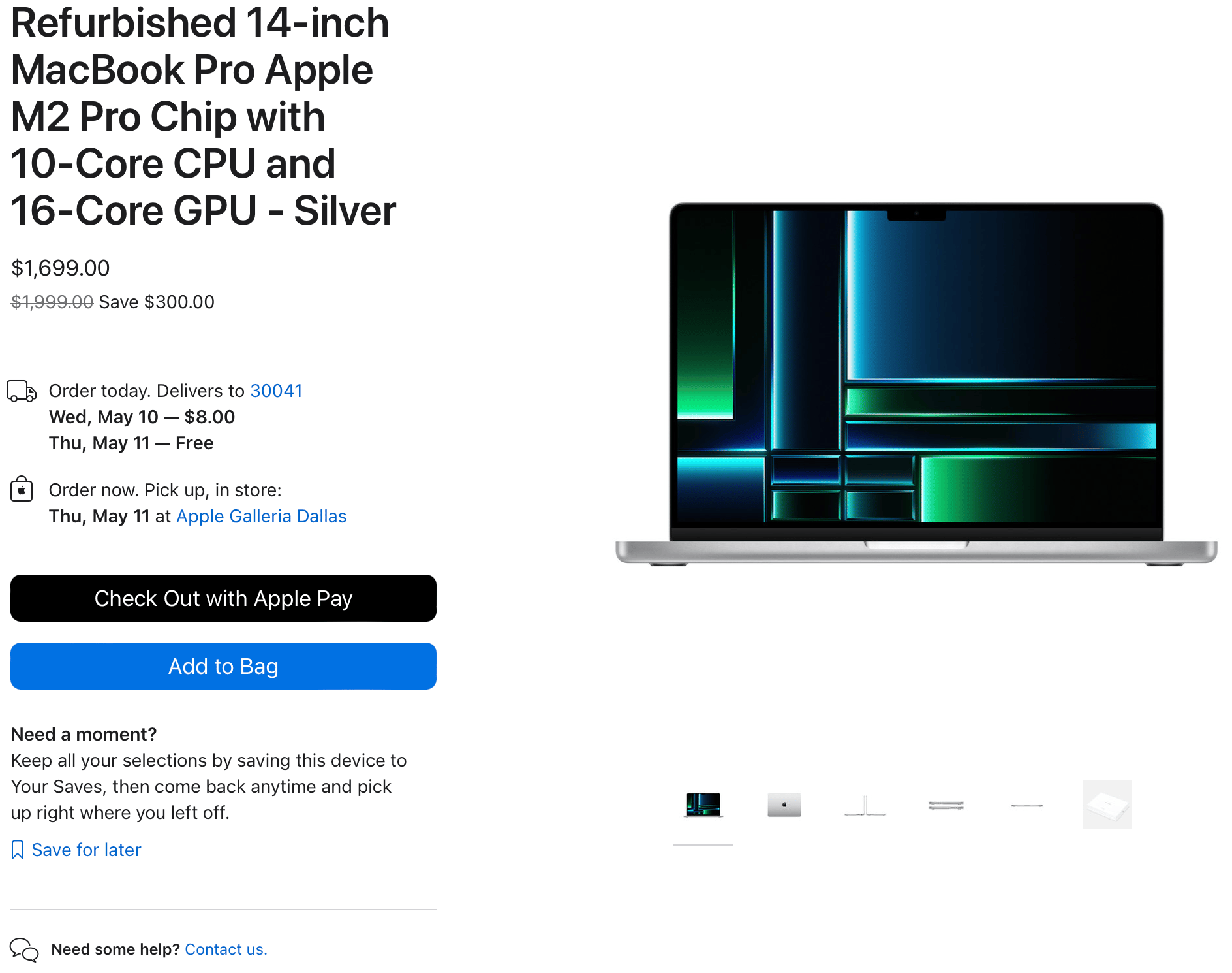 Apple Offers Refurbished 2023 MacBook Pro Models