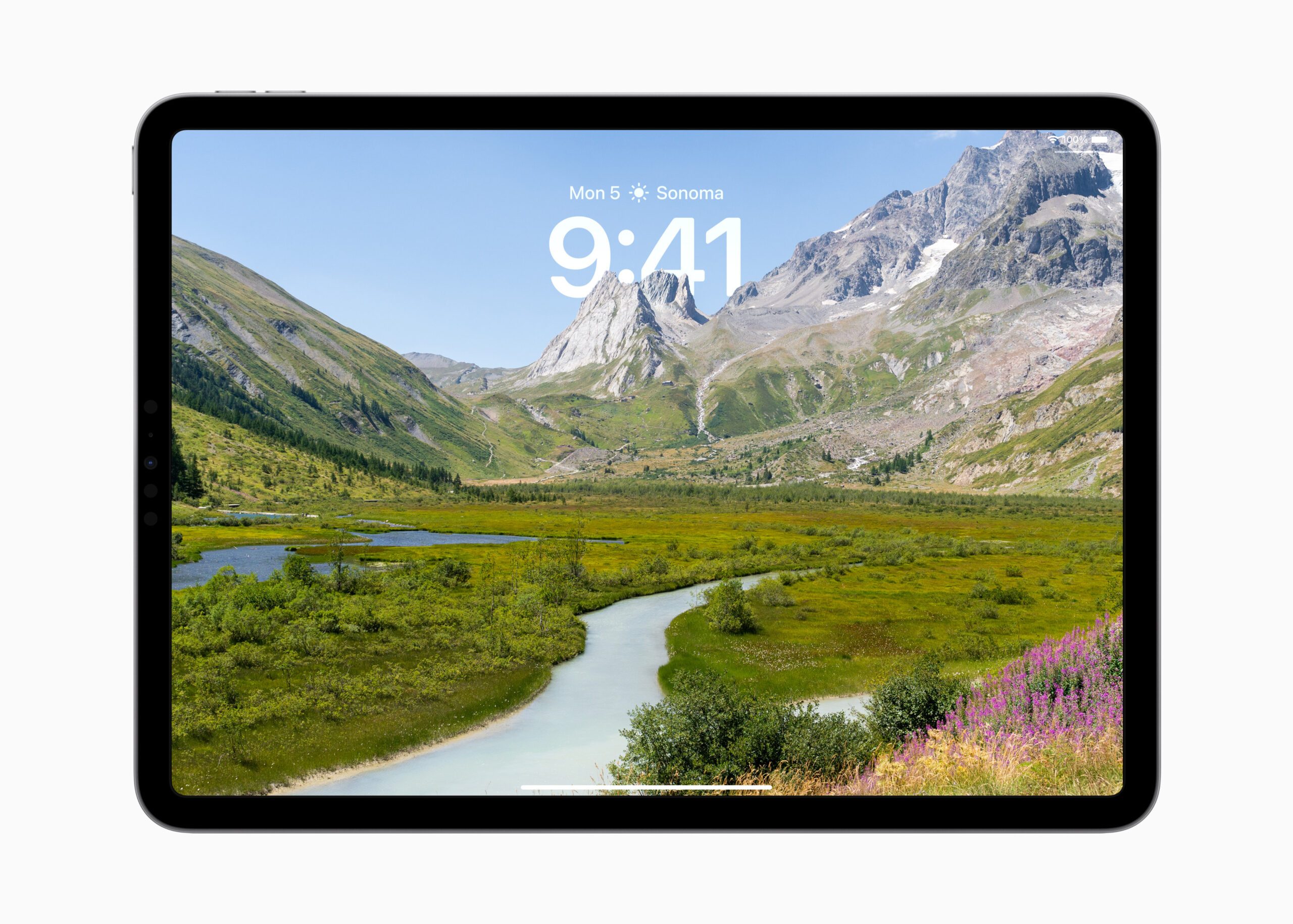 iPadOS 17 Lock Screen