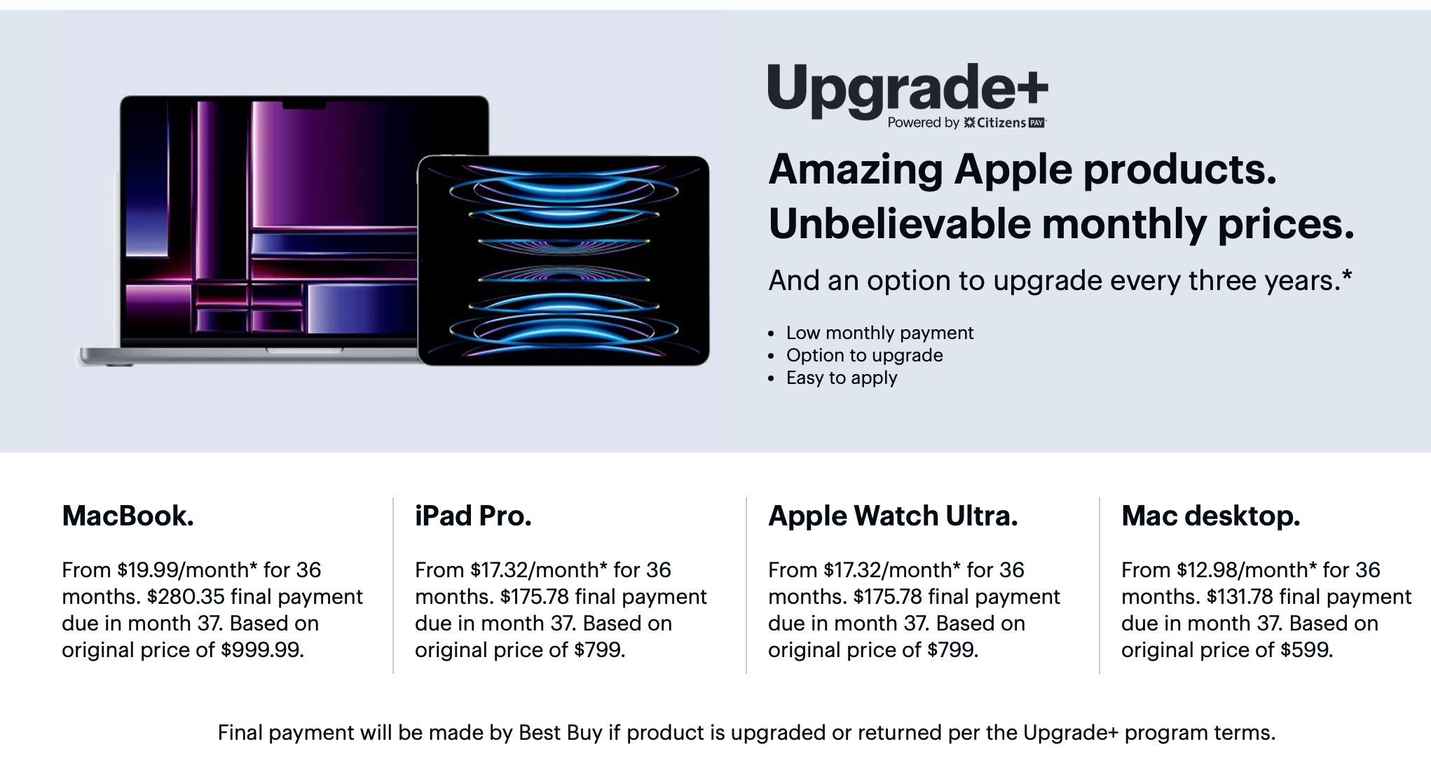 Best Buy Expands Upgrade+ to Include iPad Pro and Apple Watch Ultra