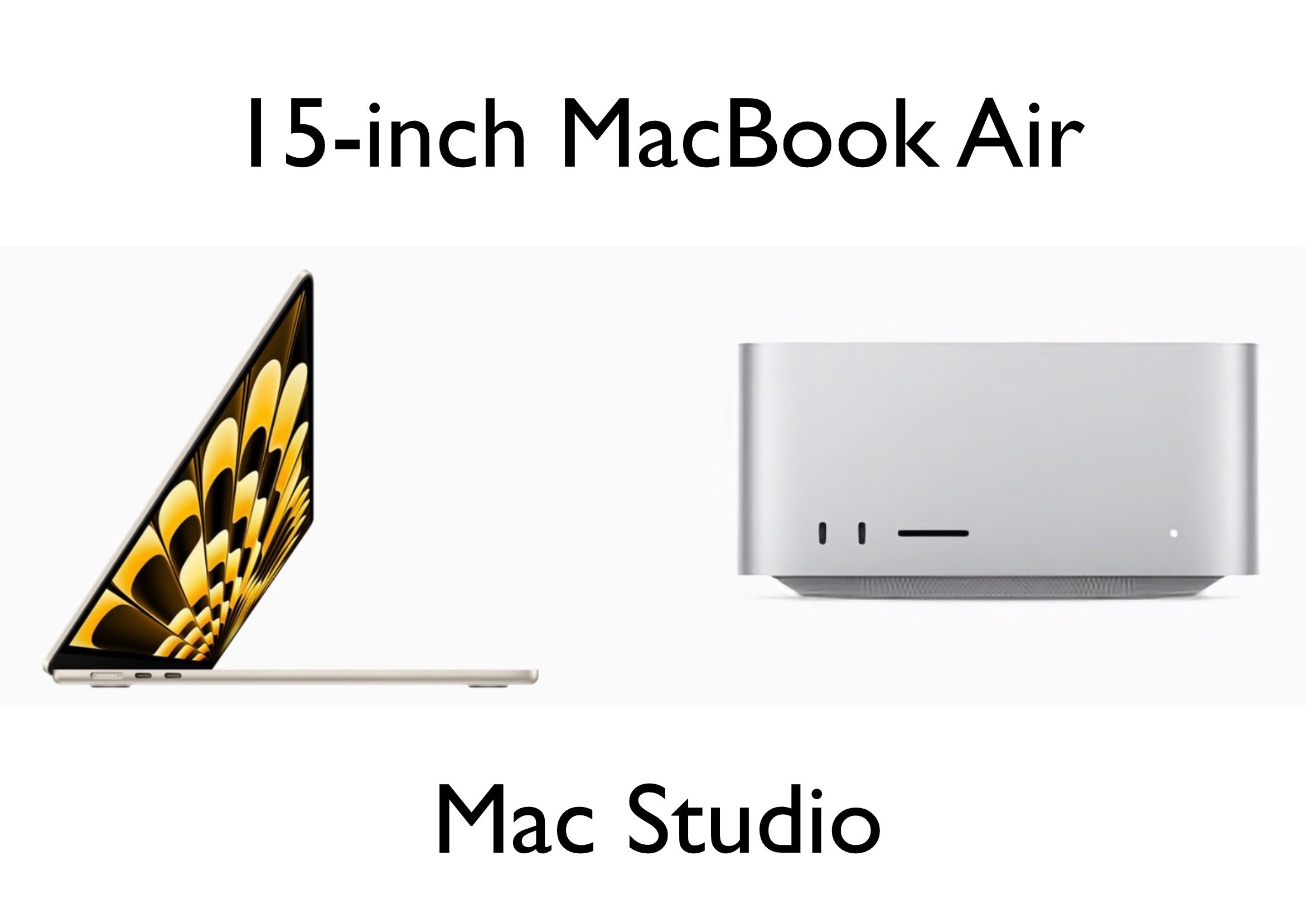 Apple’s new 15-inch MacBook Air, Mac Studio, and Mac Pro can now be picked up at Apple Stores