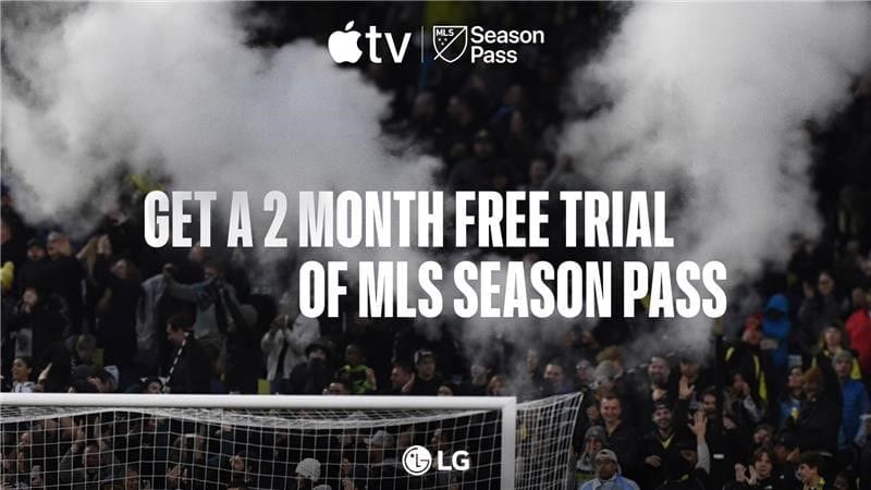 LG giving 2-month free trials of MLS Season Pass on Apple TV app