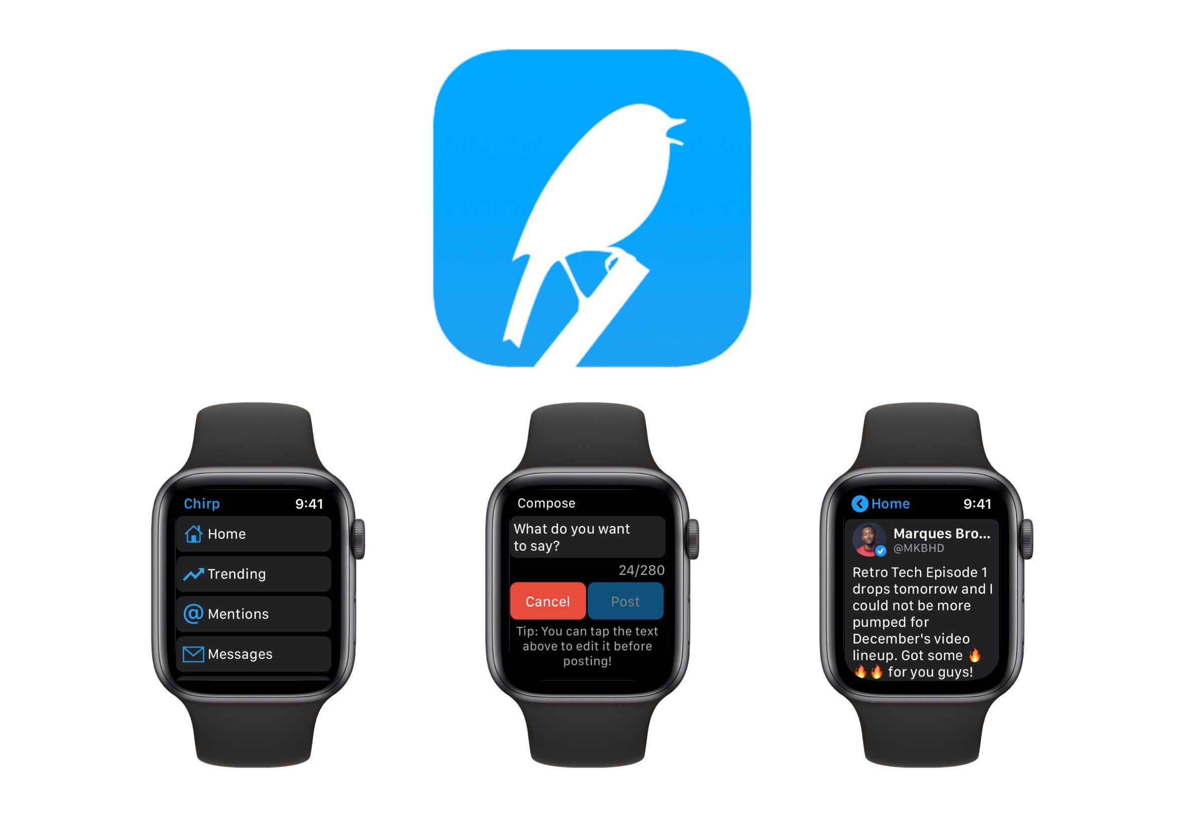Apple Watch app Chirp for Twitter has officially been shut down