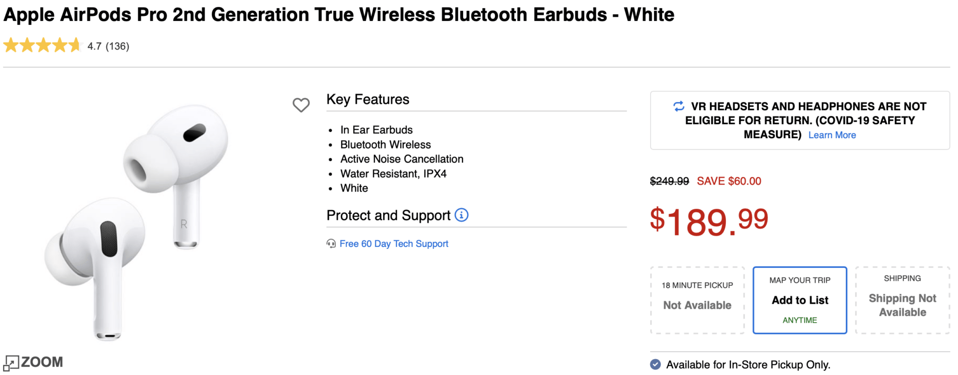 AirPods Pro 2nd Gen Microcenter