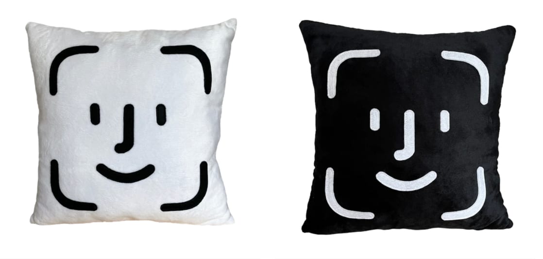 Throwboy releases new Face ID-themed pillows