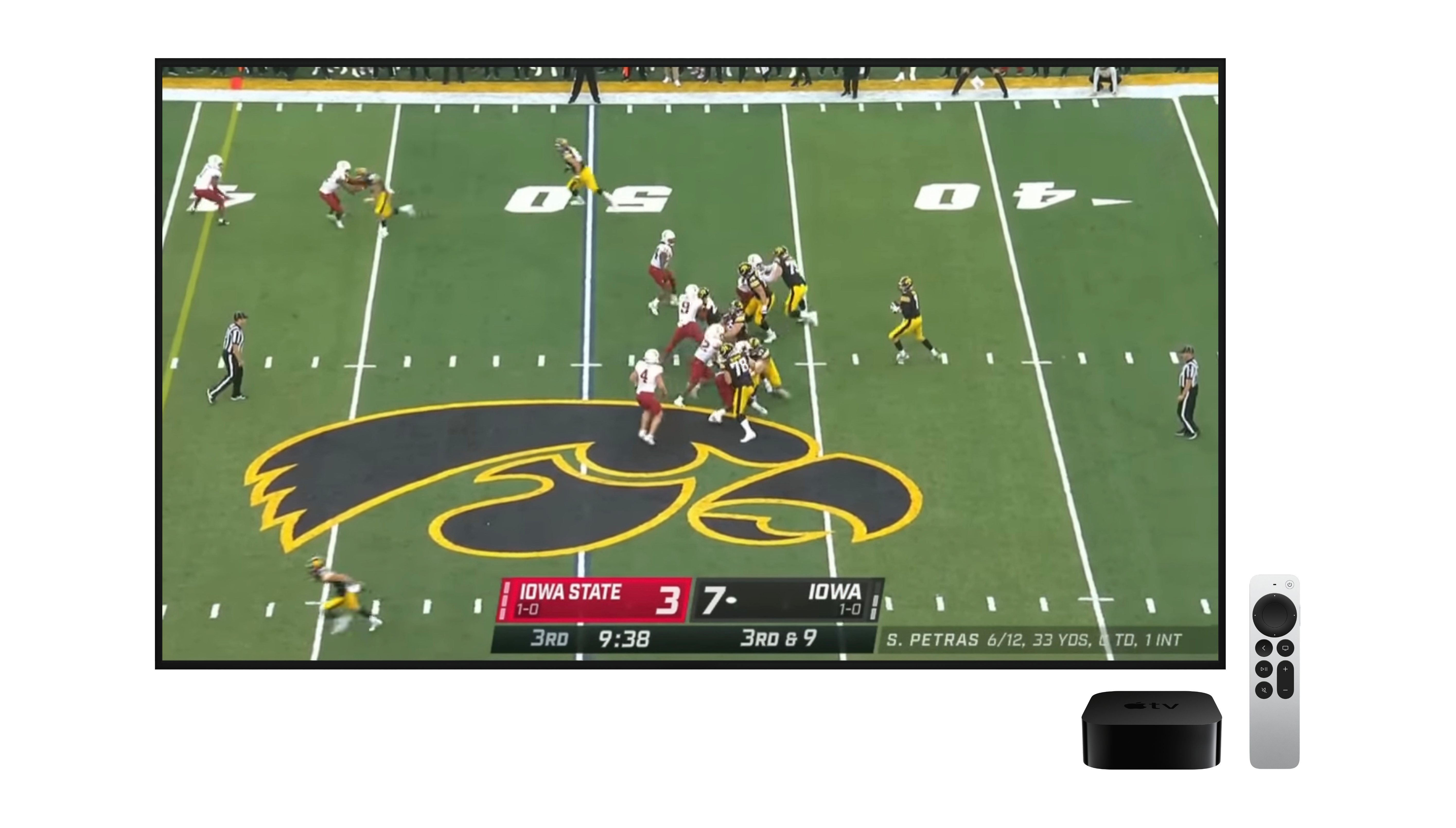 Apple TV 4K users can stream three college football games in 4K on September 9