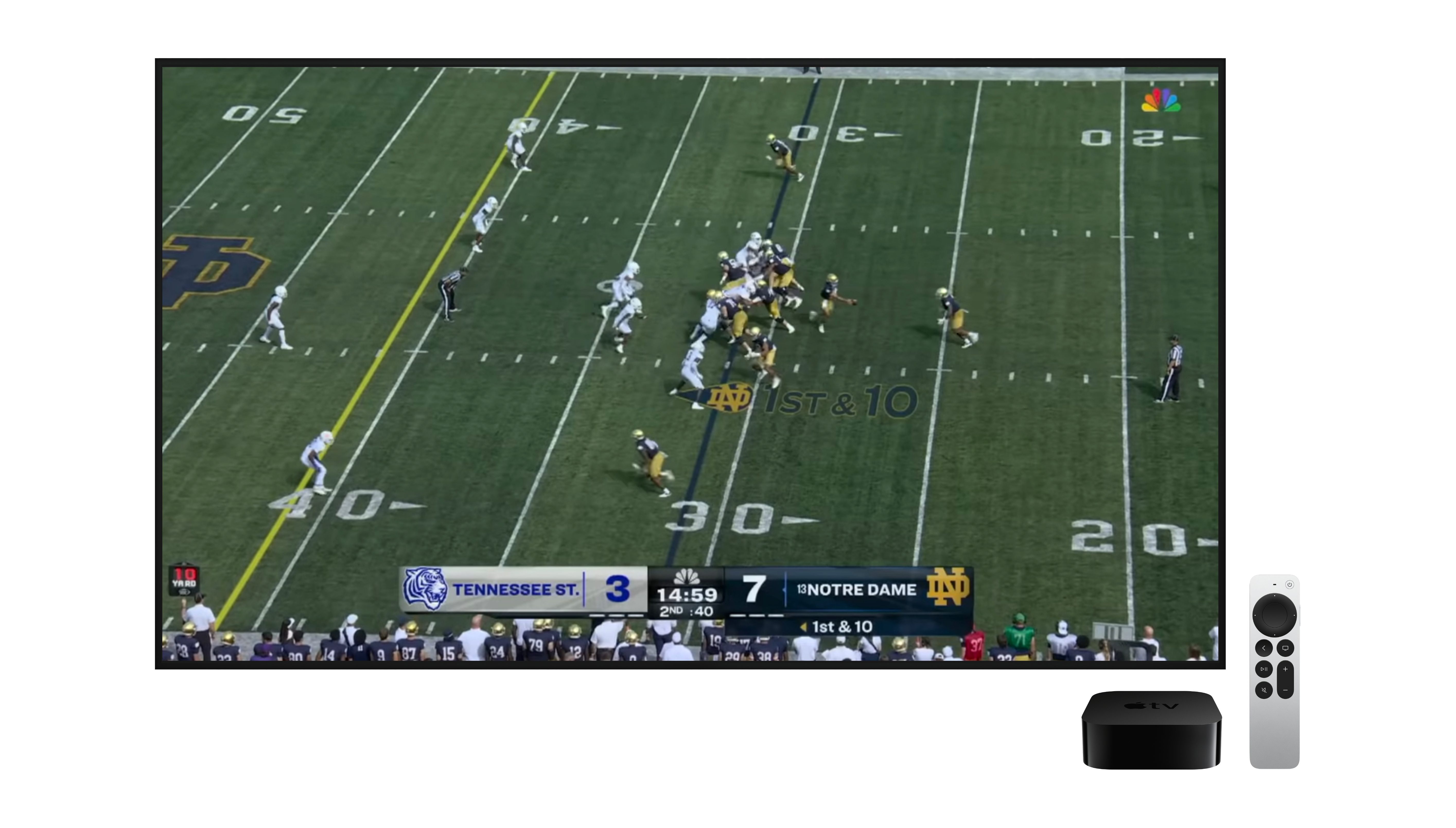 Apple TV 4K users can stream five college football games in 4K on September 16