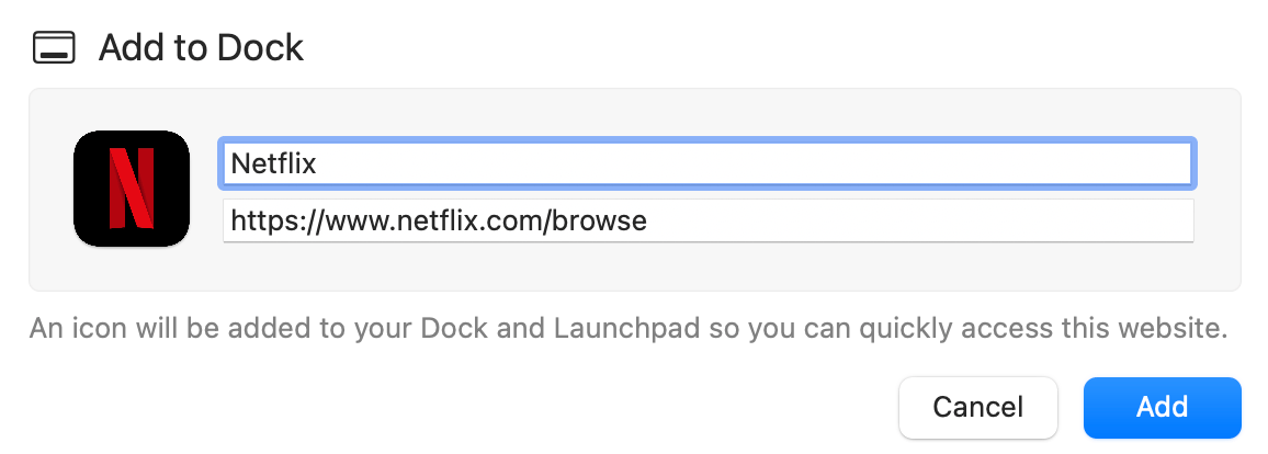 Web Apps on Mac - macOS Sonoma