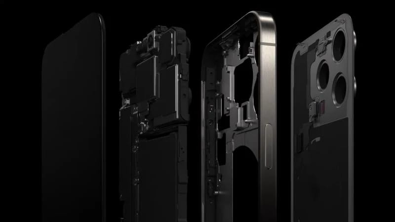 iPhone 15 Pro Models Feature a More Repairable Internal Structure