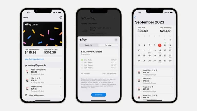 Apple has launched Apple Pay Later to the public