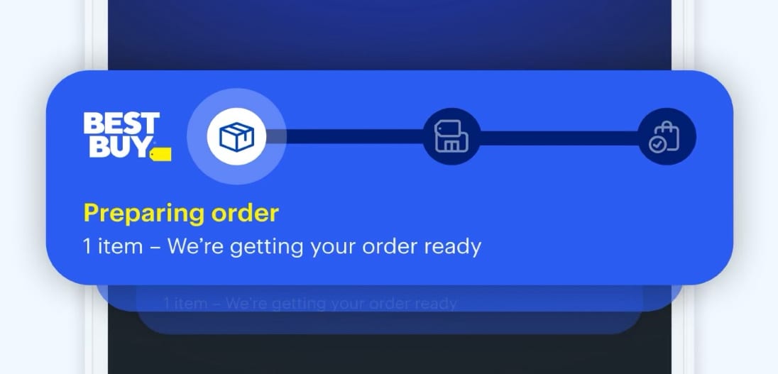 Best Buy app gets support for Live Activities