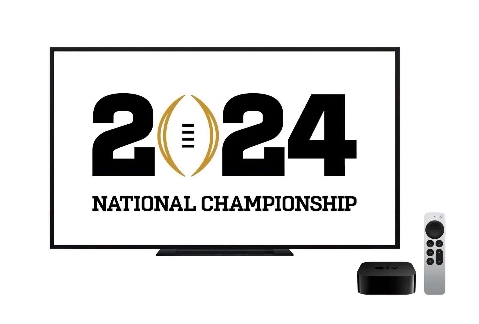 Apple TV 4K users can stream the 2024 College Football National Championship in 4K