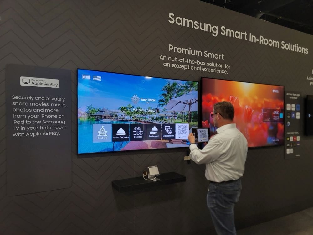 Samsung adding new TVs with AirPlay support in hotels