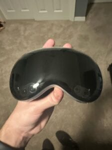 An Apple Vision Pro