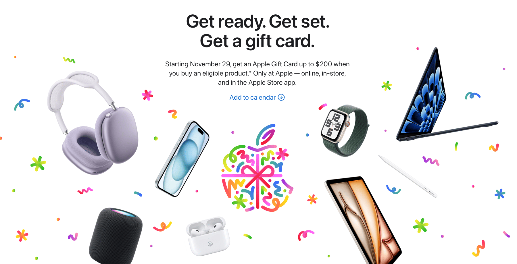 Apple announces annual Apple Store Shopping Event with up to $200 Apple Gift Card for eligible products