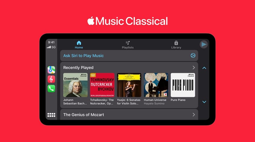 Apple Music Classical updated with CarPlay support