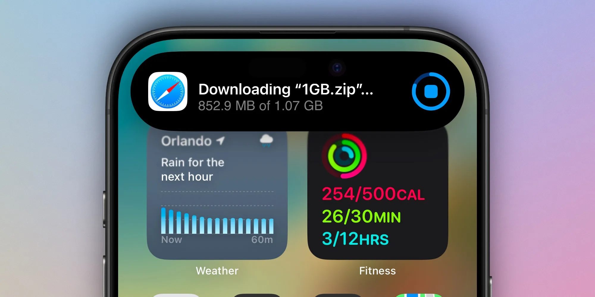 iOS 18.2 to feature Safari Live Activity for file downloads