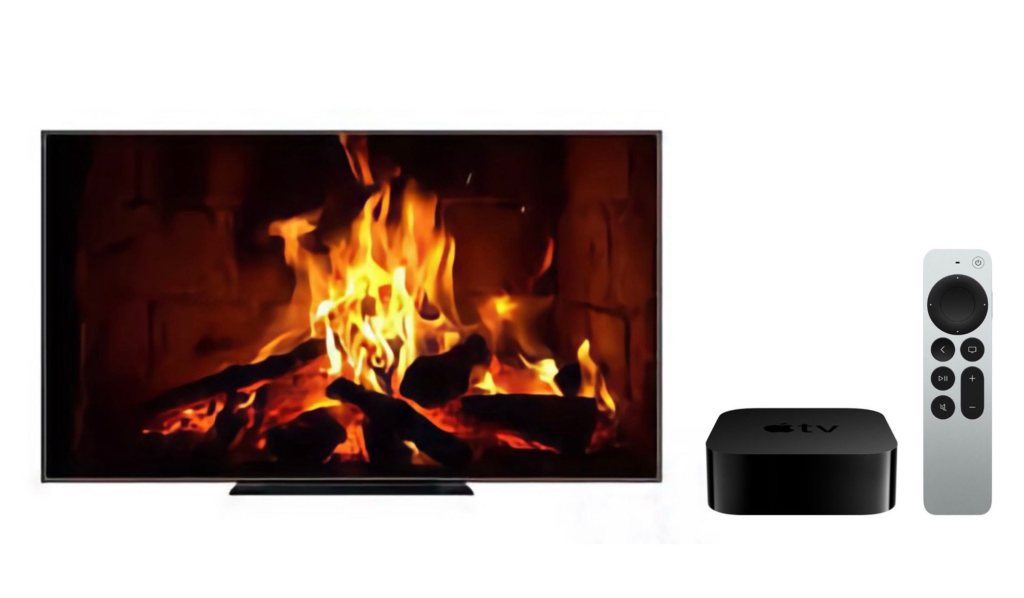 How to put a fireplace on your Apple TV in 2024