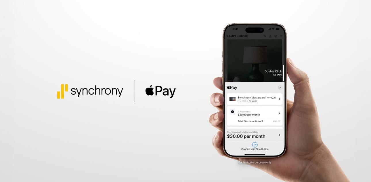 Pay Later option Synchrony now available for Apple Pay users