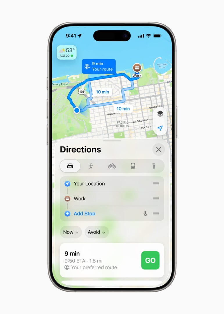 iOS 26: Maps