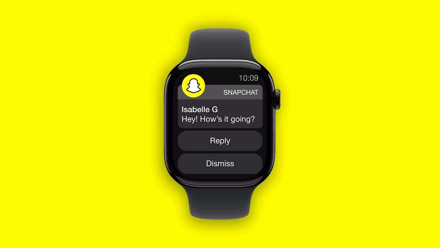 Snapchat app now available on Apple Watch