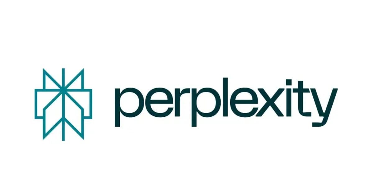 Perplexity AI logo.