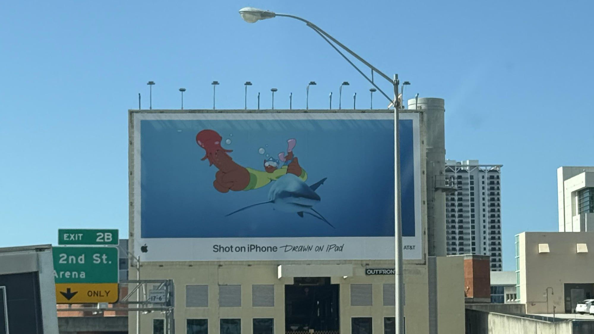 Oops: Objects in Apple’s latest billboard appear different that you’d think…