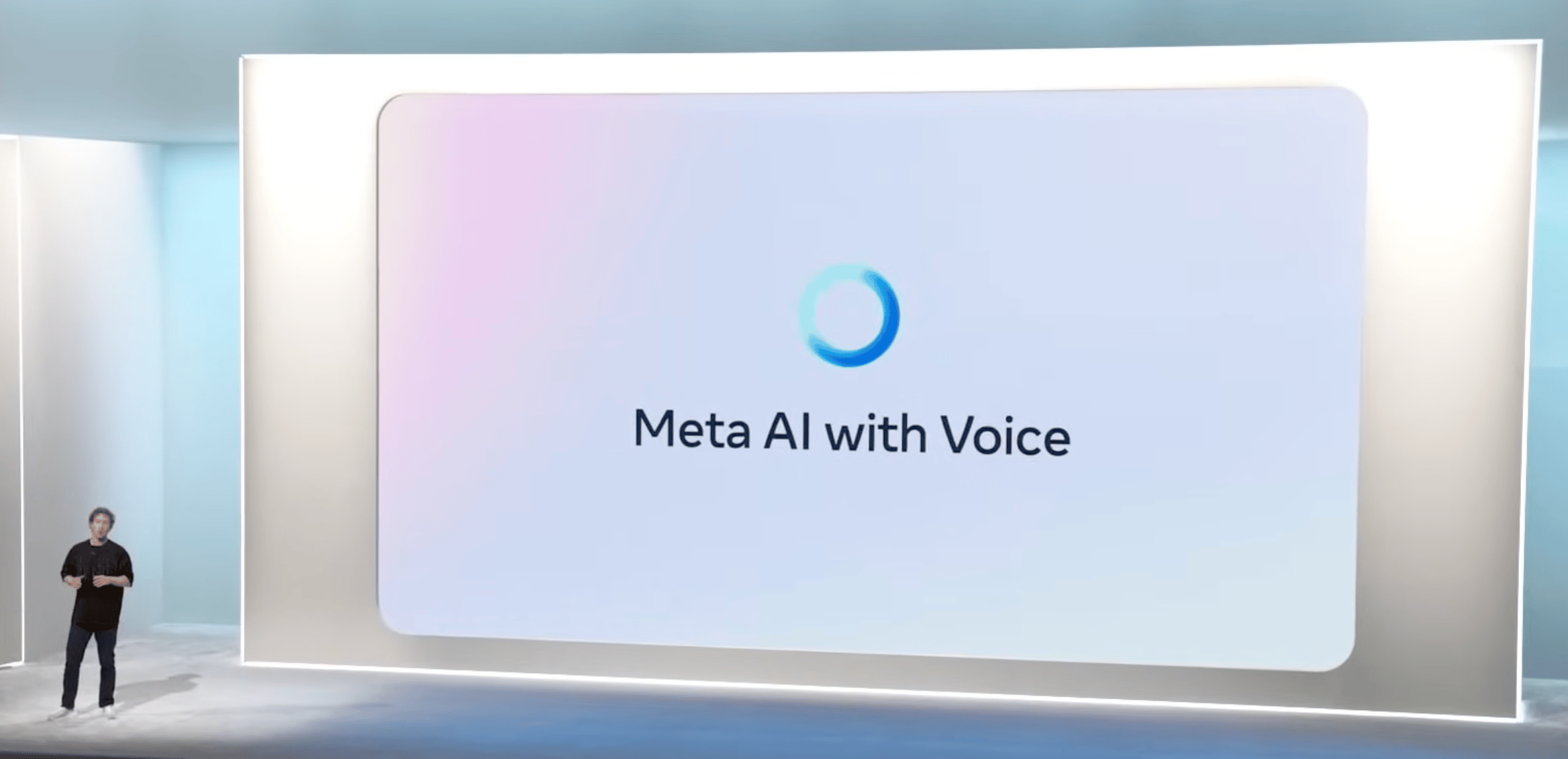 Mark Zuckerberg presents Meta AI with Voice