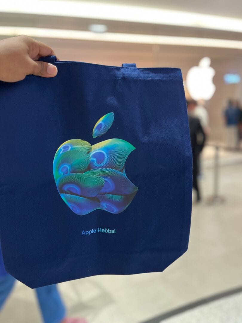 Apple Hebbal Themed Tote Bag