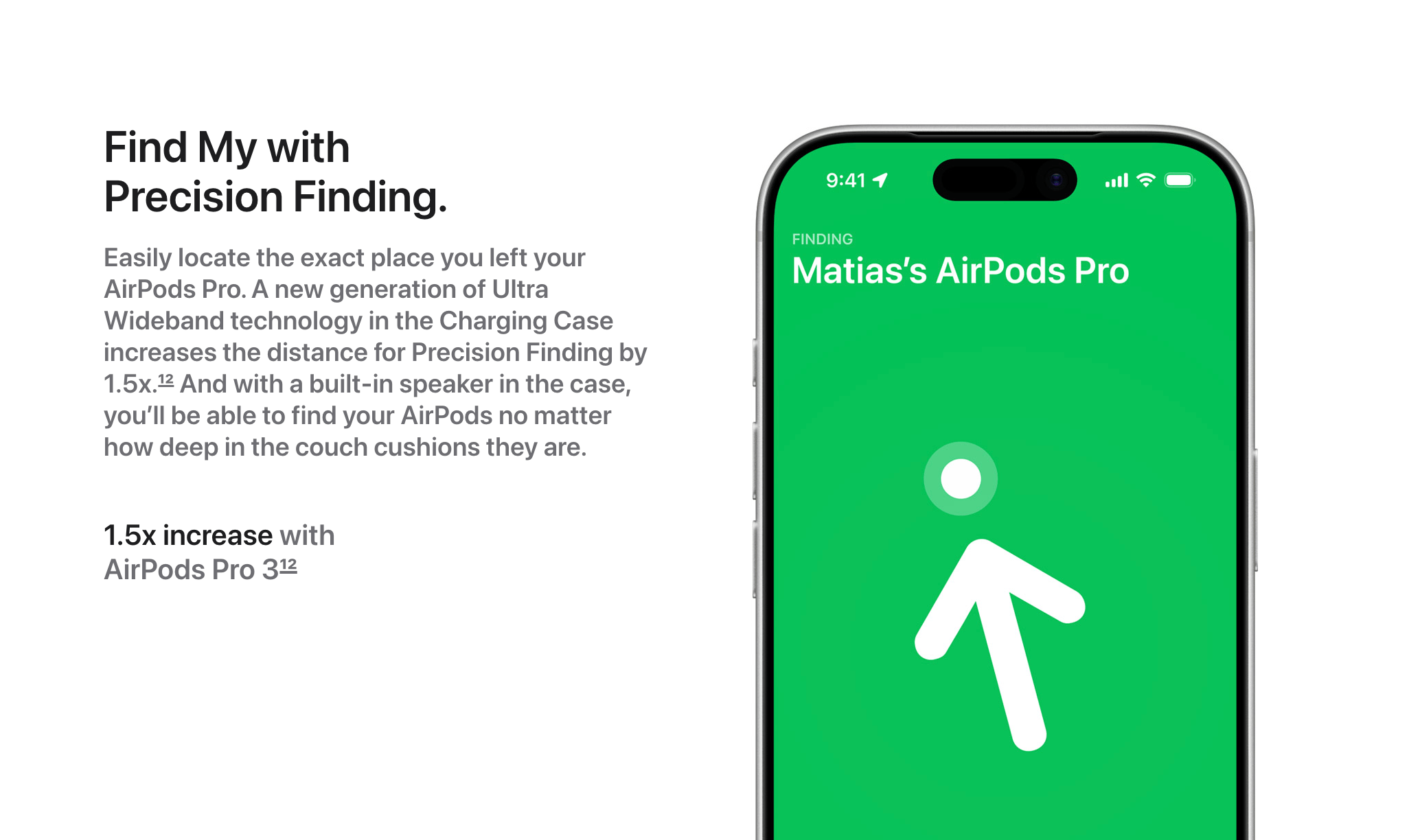 AirPods 3 Precision Finding