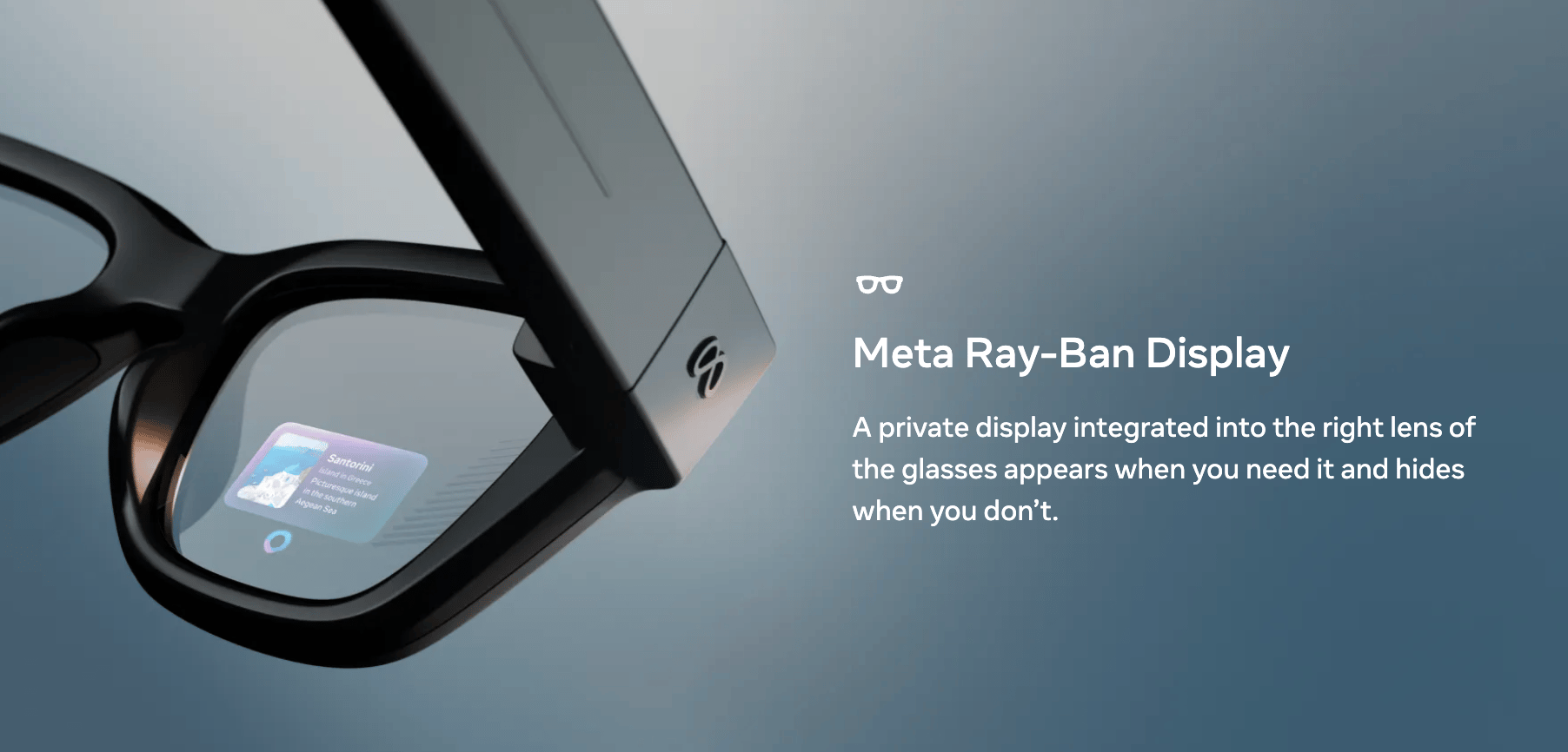 Meta Ray-Ban Display Glasses