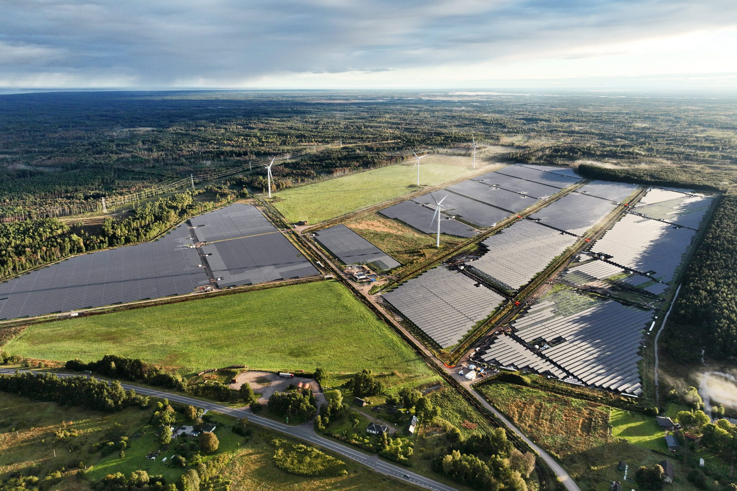 Solar farm in Latvia by European Energy