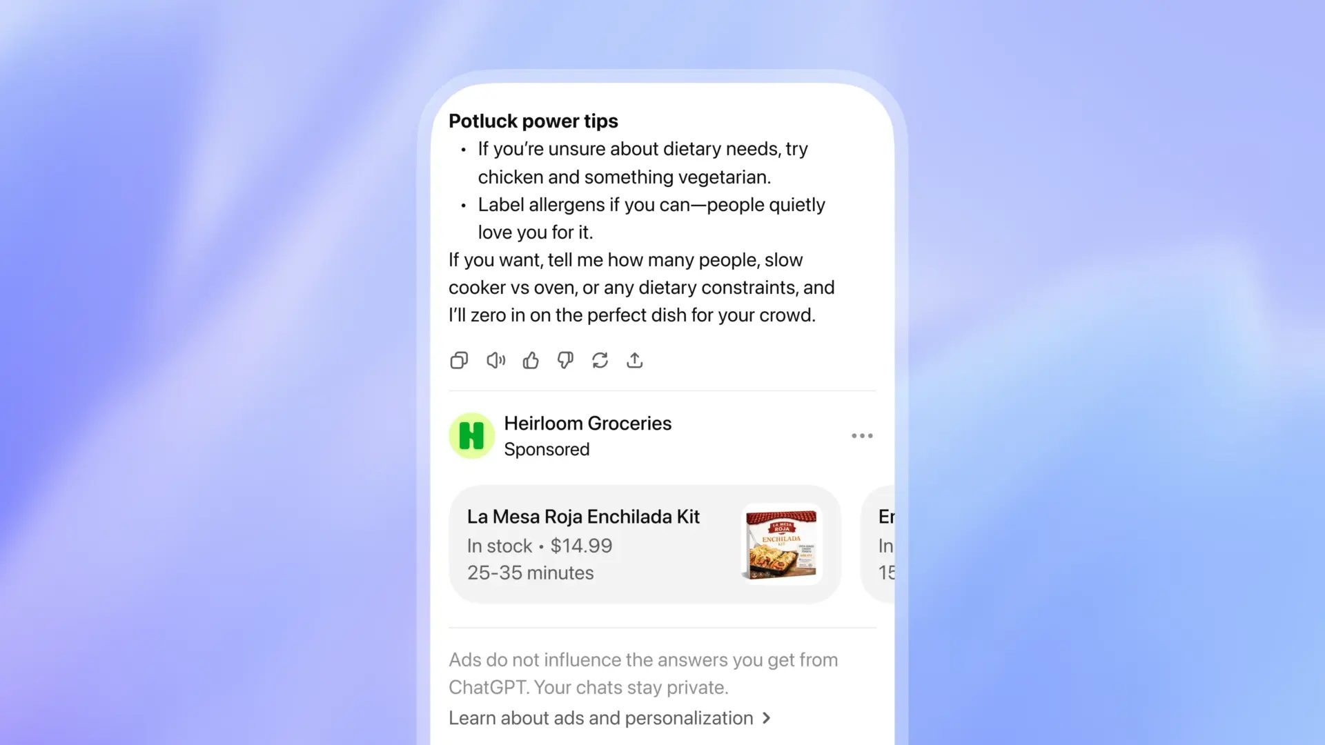 ChatGPT Ads