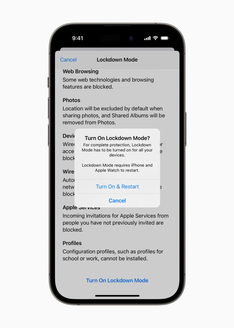 Privacy on Apple devices