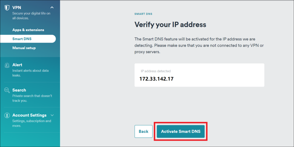 Smart DNS Activate