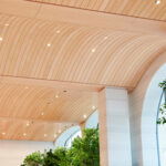 Apple Brompton Road London media preview curved timber ceiling scaled