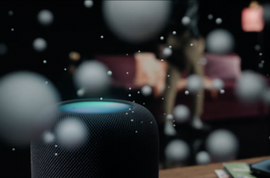 Apple HomePod 2nd Generation still from promotional video.