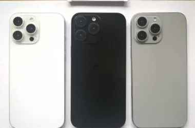 Dummy models of the iPhone 16 Pro provided by Sonny Dickson