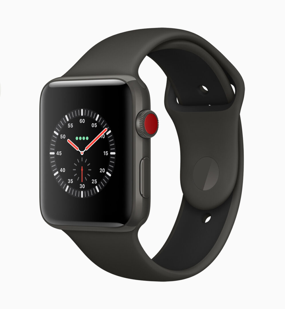 Apple Watch Edition Series 3 in gray ceramic